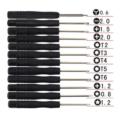 Mini Präzisionsschraubendreher 12 in 1 für Reparatur Telefon Tablet Uhren.