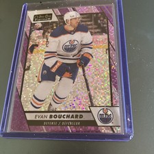 2023-24 OPC Platinum Violet Pixels #79 Evan Bouchard 069/299)