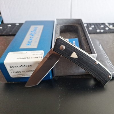 Benchmade 601 Tengu Flipper Knife - Discontinued - Jared Oeser Design New