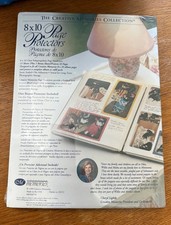 Creative Memories 8x10 Page Protectors and 8 x 10 White Scrapbook Pages