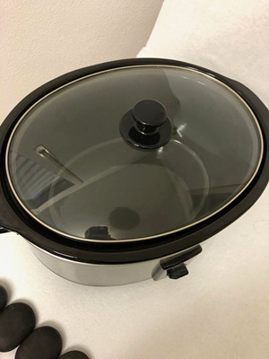 Bartscher Hot Stone Wärmegerät 6,5L (320W) inkl. Massagesteine / Erwärmer SC-6