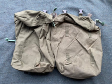 Original Gulf War era British Army Green 90 Pattern PLCE Bergen Side Pouches x 2