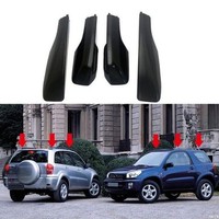 Eurowagens DachträGer Dachreling FüR Auto 4Pcs Endabdeckung AußEn ZubehöR