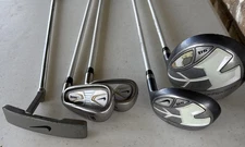 Nike SQ MachSpeed Jr. Youth Golf Club Set Right-handed Putter, Driver, SW,7 Iron