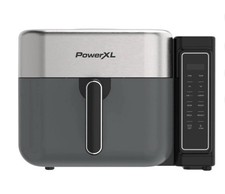PowerXL 8 Quart AIRMAX Air Fryer Oven with 6 Pre-Sets, Two Tier Compact Design