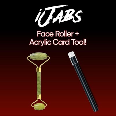 iJabs Acrylic Card Tool + Face Roller Bundle for Collectable Card Restoration