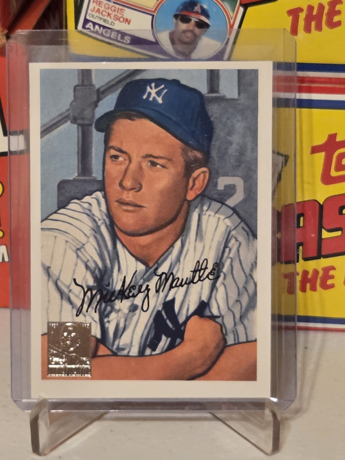 Mickey Mantle 1952 Commemorative 1996 Topps Insert #20 New York Yankees