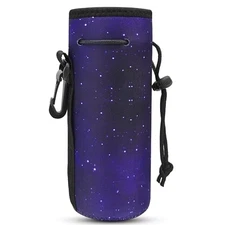 Water Bottle Carrier,Insulated Neoprene Water Gym Travel bottle Holder Bag Star