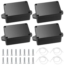 4pcs IP65 Waterproof ABS Project Junction Boxes – Outdoor Electrical Case