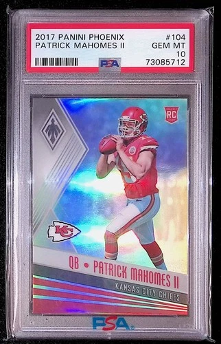2017 Panini Phoenix - Rookies Patrick Mahomes II #104 (RC) PSA 10