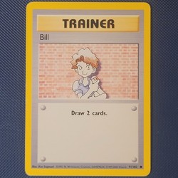 Bill 91/102 Base Set Common Trainer Card