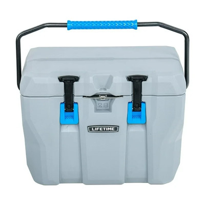 Lifetime 28 Quart New High-Performance Polyethylene Cooler, Gray (91289)