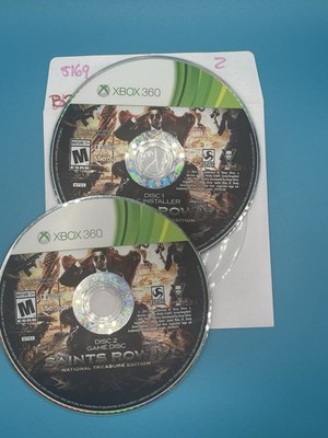 Saints Row IV National Treasure Edition 2 Xbox 360 2 Discs Only No Track 5169