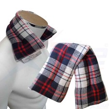 Pain Relief Therapy Tartan Fleece Wheat Heat Pack Bag Hot Or Cold Microwaveable