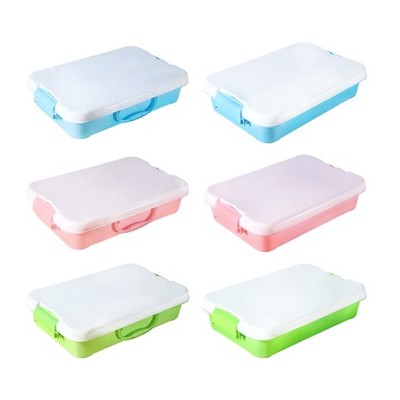 Popular Sensory Bin Sand Tray with Lid Handle Stackable Sand Toy Storage Box