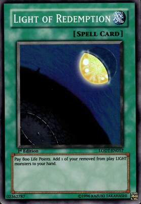 Licht der Erlösung - Super Rare 1. Auflage LODT-DE057 - LP - YuGiOh