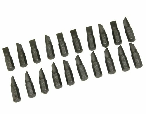 Aerzetix - 20 x Inserto per avvitamento punta di cacciaviti torx SL3 1/4 x 25 mm