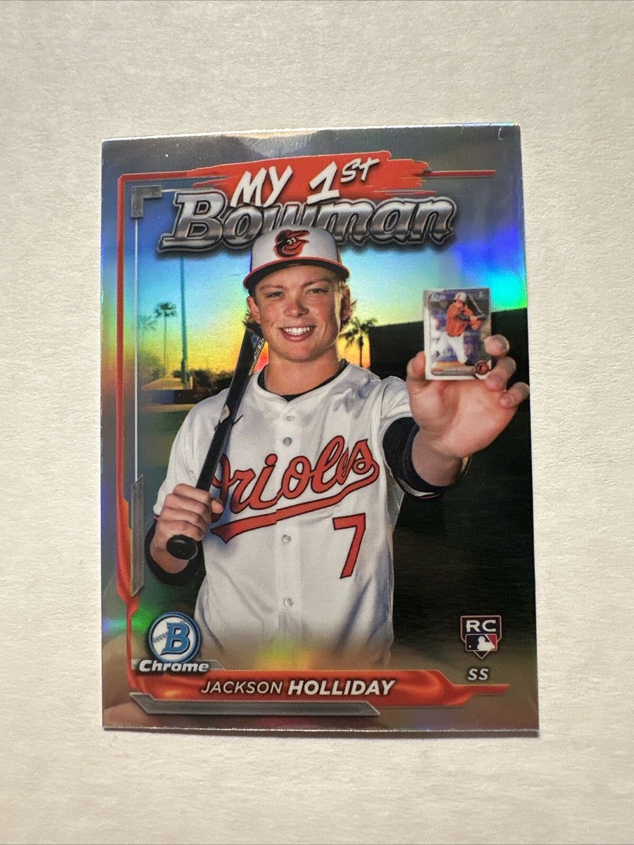 2024 Bowman Chrome My 1st Bowman #M1B-17 Jackson Holliday 2024 Bowman Chrome My 1st Bowman #M1B-17 Jackson Holliday