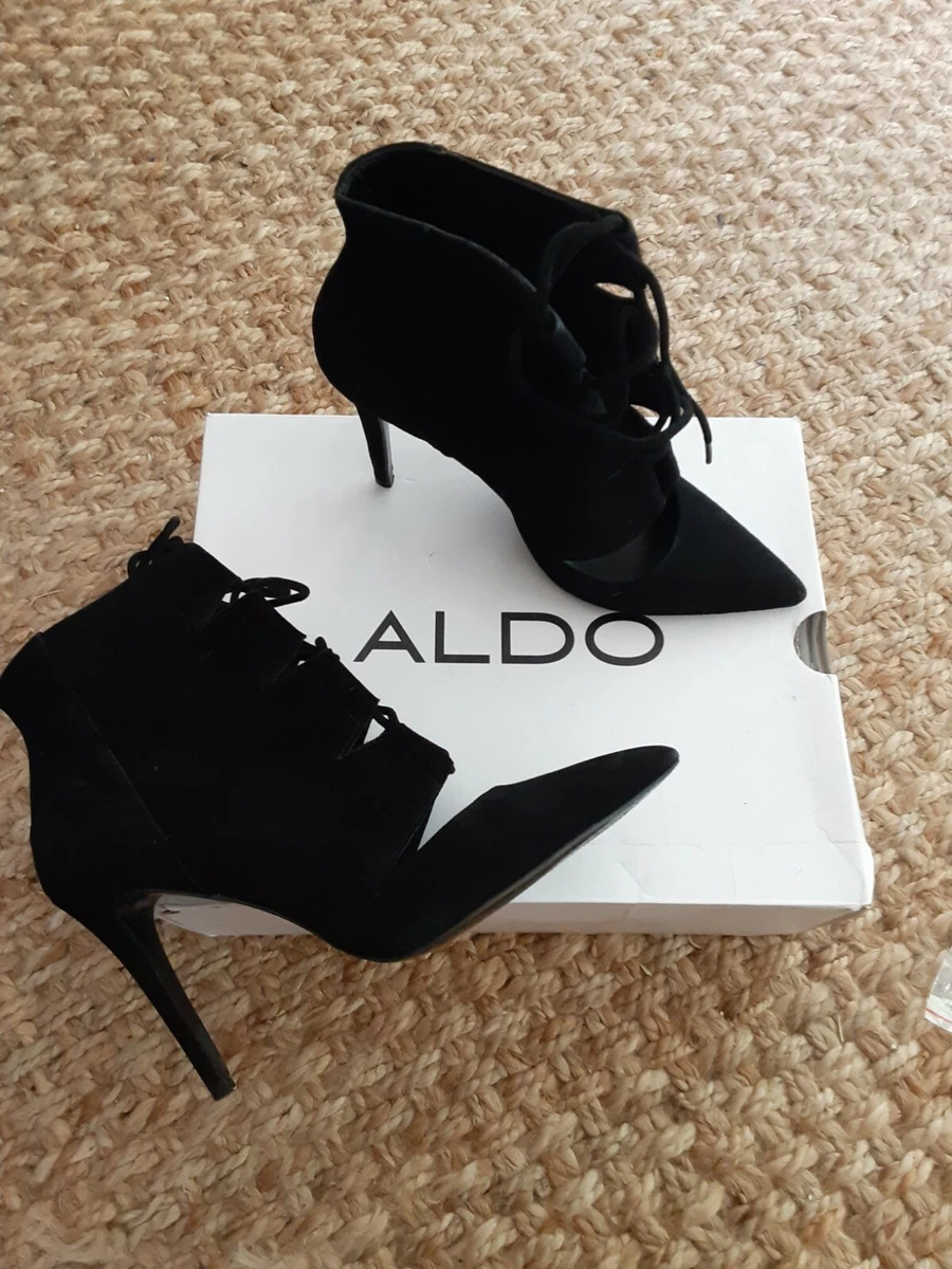 Aldo top boot heels