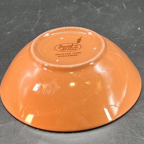 Stangl Orchard Song Coupe Cereal Bowl Replacement Fruit Leaves 5 5/8” Vintage - Picture 5 of 6