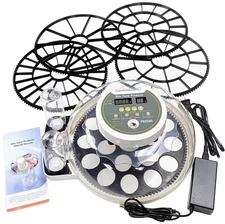 PRO 360 RITE FARM PRODUCTS 21 EGG CHICKEN INCUBATOR HATCHER & ALL 5 TURNER TRAYS