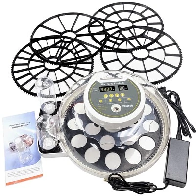 PRO 360 RITE FARM PRODUCTS 21 EGG CHICKEN INCUBATOR HATCHER & ALL 5 TURNER TRAYS