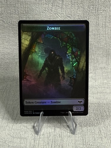 MTG Wolf Zombie Double-Sided Token (Foil) Innistrad: Crimson Vow - Bild 2 von 2