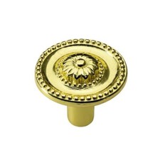 HETTICH M&ouml;belknopf, &Oslash; 30mm, vermessingt