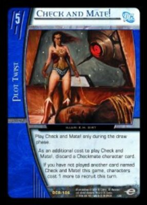 VS System: Check and Mate! [Played] VS: DC Infinite Crisis TCG CCG Classic Marve