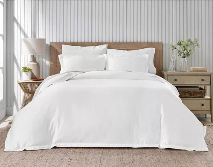 Charter Club 100% Cotton Sateen Sleep Luxe 800 Thread Count 3pc Queen Duvet Set - Image 2 of 4