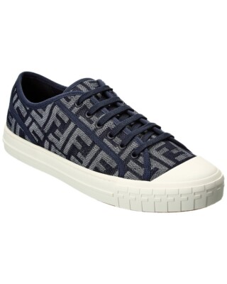 Fendi Men's Domino FF-Denim Low Top Sneakers US 11 UK 10 | eBay