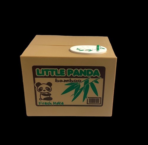 Mischief Little Panda Automated Stealing Coin Saving Box Piggy Bank, Boxed - Picture 7 of 13
