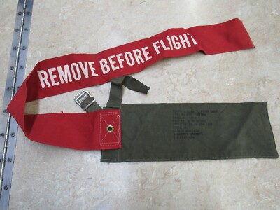 Vietnam Era Remove Before Flight Pitot Tube Cover Sikorsky Aircraft 1963 Dated