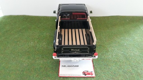 DODGE WARLOCK 1978 ADVENTURER 150 PICK UP TRUCK noir o 1/18 AMERICAN MUSCLE ERTL - Imagen 6 de 8