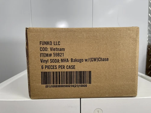 FUNKO Vinyl SODA!  BAKUGO **FACTORY SEALED CASE OF 6**