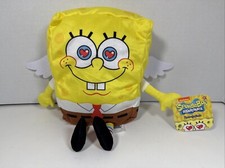 Nickelodeon SpongeBob Squarepants Cupid Angel Valentine's 8" plush, 2024 NWT