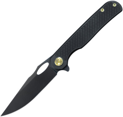Kubey KB Knives Hydro Framelock Black Titanium Folding Bohler M390 Knife 323B