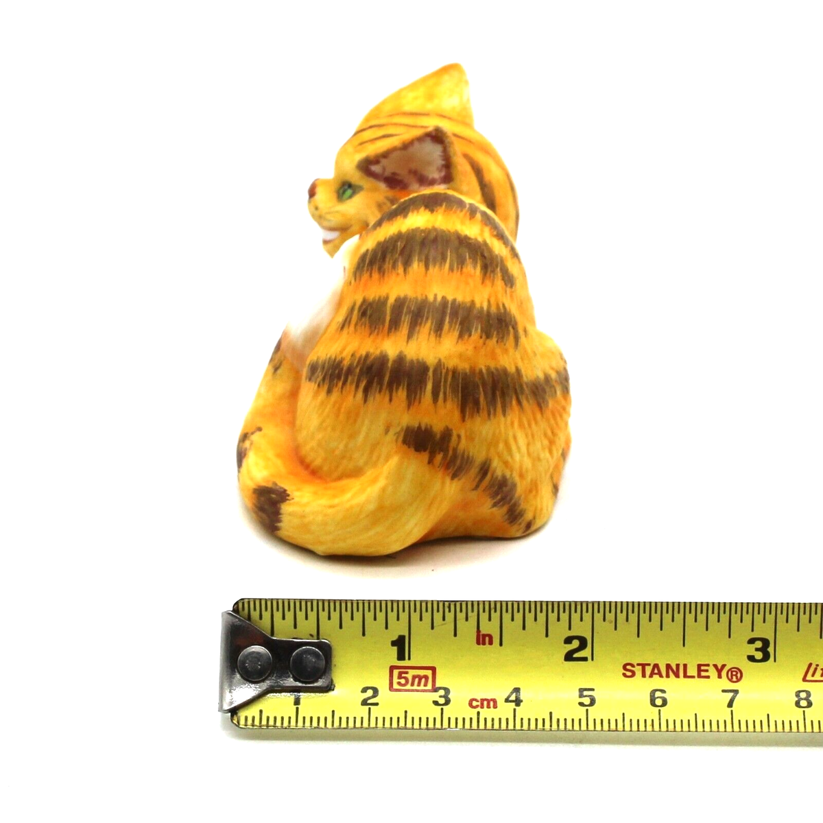 Danbury Mint Alice in Wonderland Cheshire Cat Figurine Orange