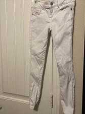 Cat Jack Girl Denim Skinny Jeans White 8