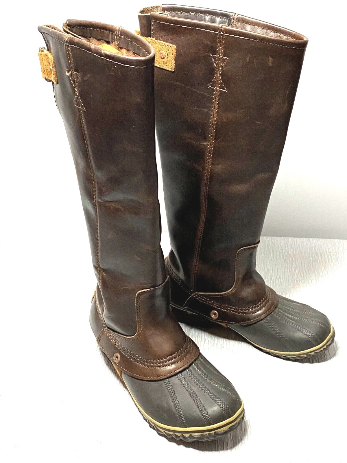 SOREL Slimpack Tall Riding Boots Dark 