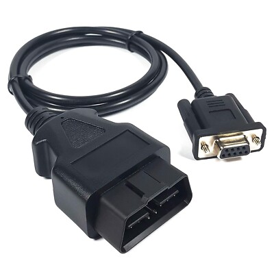 DB9 Serial RS232 to OBD Cable Female to Male Diagnostic Extension Cord
