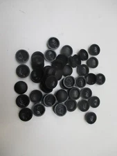 Pro-Dec Black 8/8-180  #6, #8 Screw Cover Snap Caps (50)