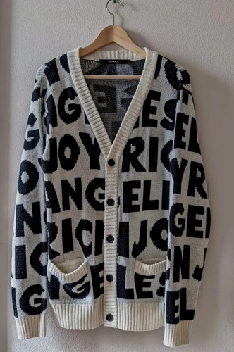 Rare Joyrich The Rich Fontgram Cardigan 