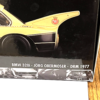 Minichamps 1:18 BMW 320i Warsteiner DRM 1977 #4 Jorg Minichamps 1:18 BMW 320i Warsteiner DRM 1977 #4 Jorg