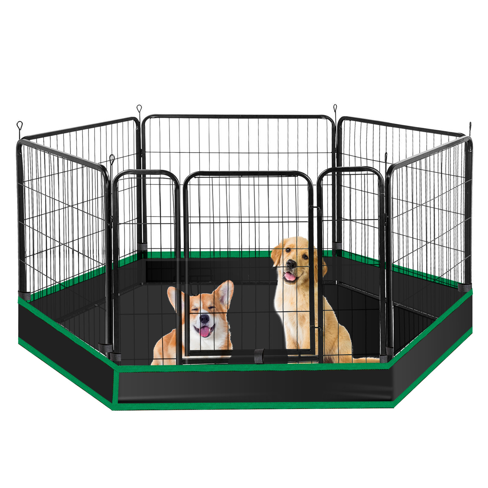 dog play yard with top