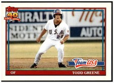 1991 Topps Traded #50T Todd Greene Near mint or better