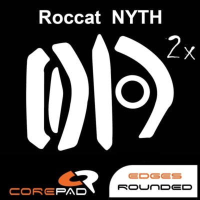 Corepad Skatez Roccat Nyth Ersatz Mausfüße Hyperglides Hyperglide Teflon PTFE