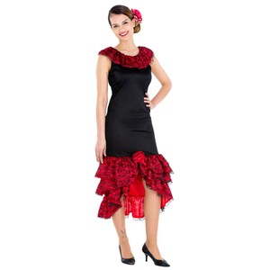 Costume Da Donna Spagnola Flamenco Nationale Senorita Carnevale Halloween Nuovo Ebay