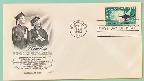 Sc 1206 4c 1962 Higher Education FDC Fleetwood Cover - Bild 1 von 3