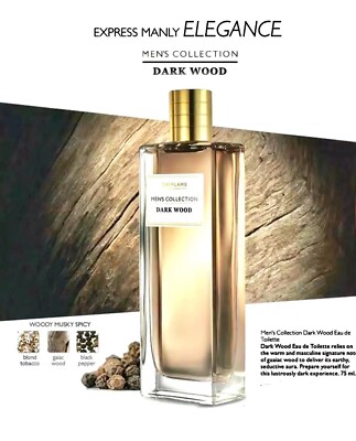 Oriflame Men Collection Dark Wood Eau de Toilette 75ml UK